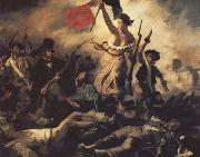 Eugene Delacroix Liberty Leading the People(28 th July 1830) (mk09) oil painting on canvas